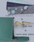 画像2: 秋冬のお仕度セット＜５０％OFF＞木綿反物+半巾帯+帯締め=3点セット(4) (2)